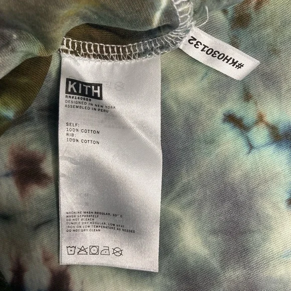 Kith Moroccan Tile Classic Logo Custom Tie Dye - Picture 5 of 6